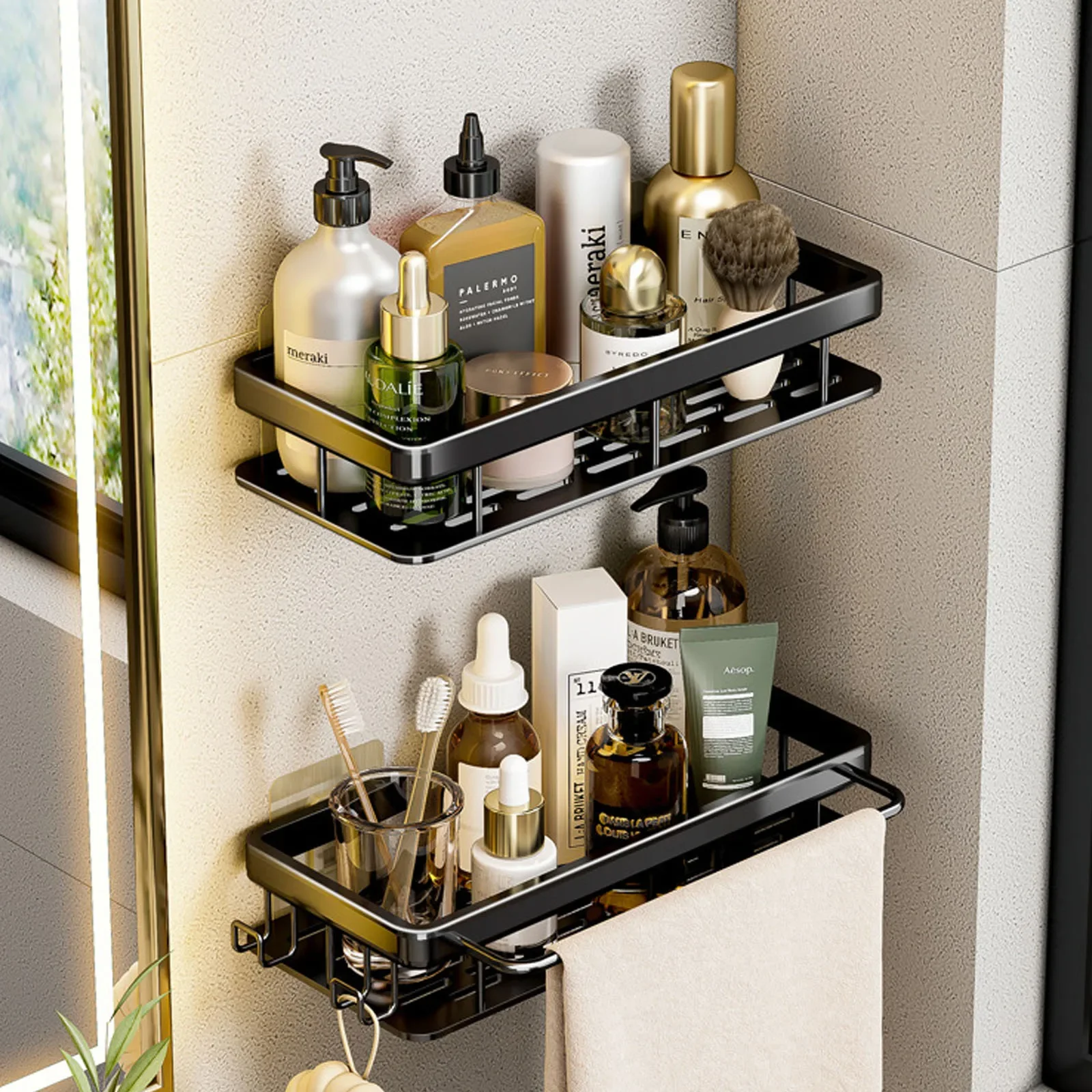 Étagère murale pour salle de bain