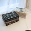 Luxury Fake Books Home Decoration Accessories for Living Room Fashion Fake Book Storage Box Simple Nordic Coffee Table Books