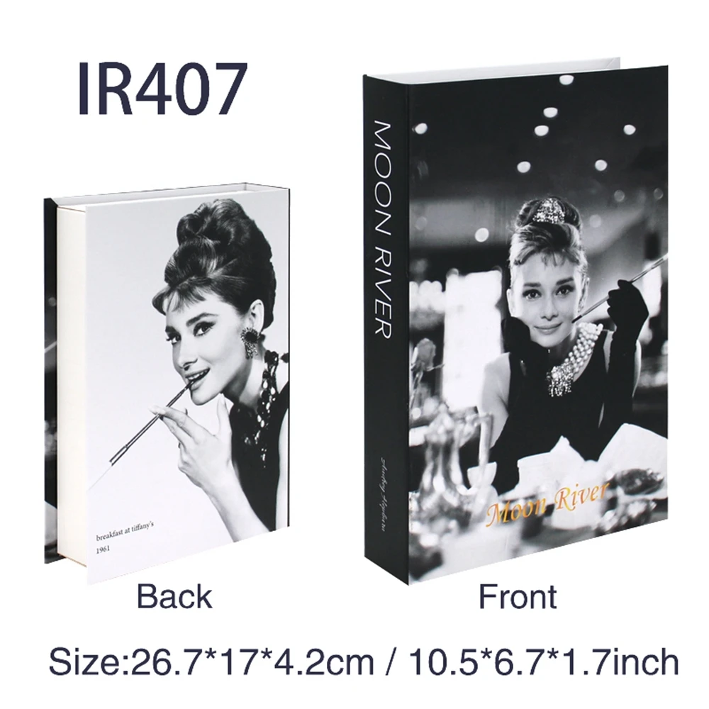 Luxury Fake Books Home Decoration Accessories for Living Room Fashion Fake Book Storage Box Simple Nordic Coffee Table Books