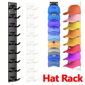 Support mural de rangement pour casquettes