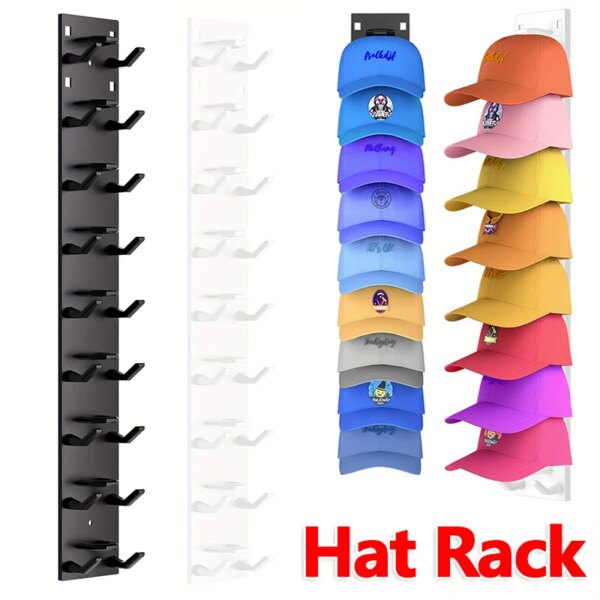 Support mural de rangement pour casquettes