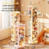 Rangement transparent pour peluches