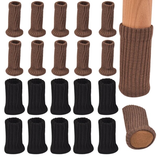 16 protections antidérapantes pour pieds de chaise