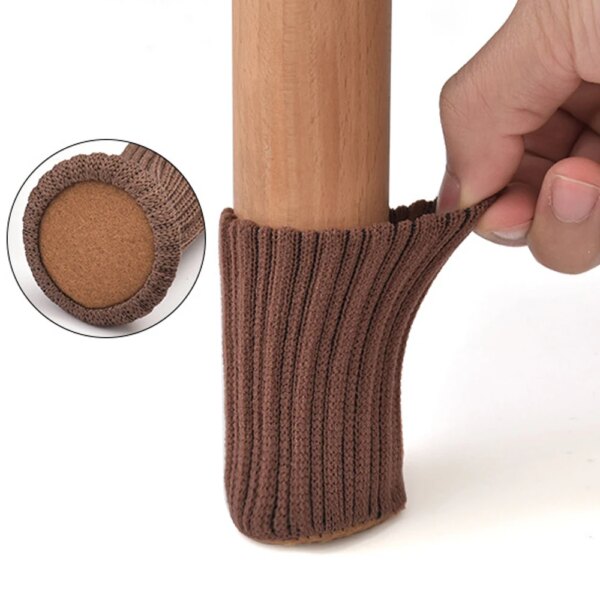 16 protections antidérapantes pour pieds de chaise