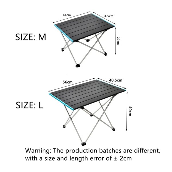Table pliante ultra légère pour camping