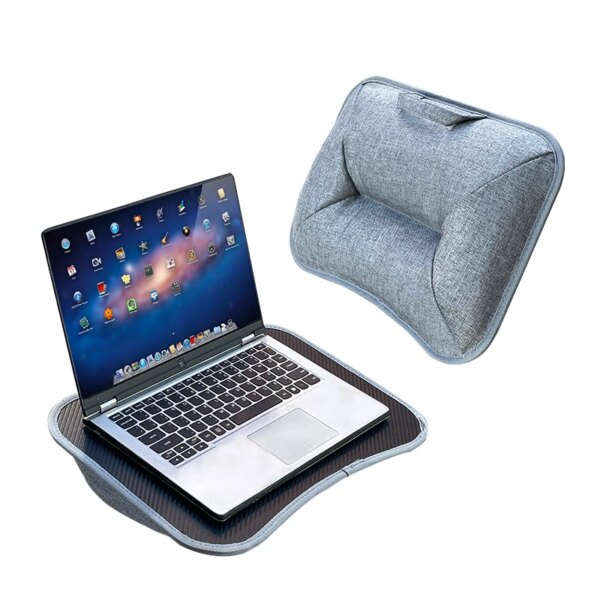 Table d’ordinateur portable avec coussin intégré