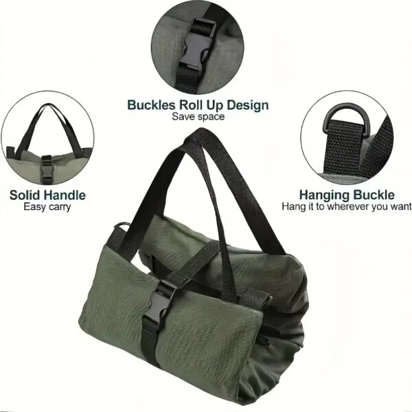 Sac à outils en toile multifonction à enrouler