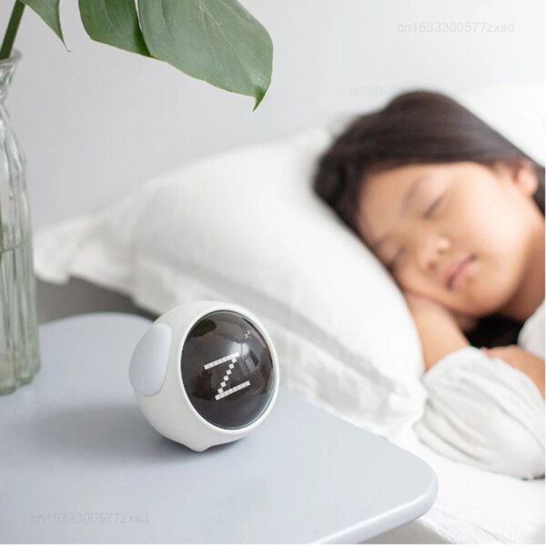 Réveil Veilleuse LED avec Fonction Snooze