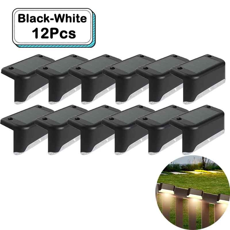 Black-White 12 Pcs