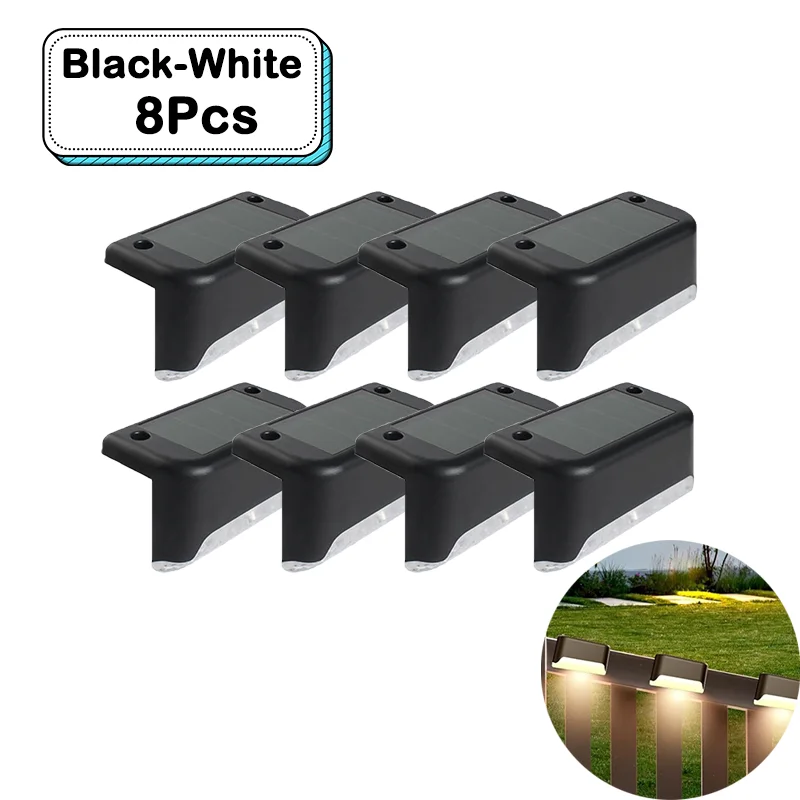 Black-White 8 Pcs