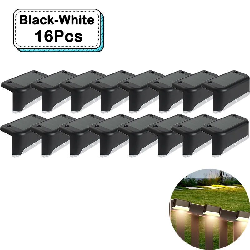 Black-White 16 Pcs