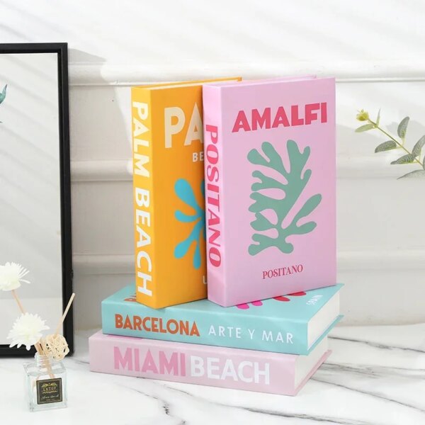 Faux Livre Décoratif avec Rangement Caché