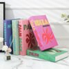 Faux Livre Décoratif avec Rangement Caché