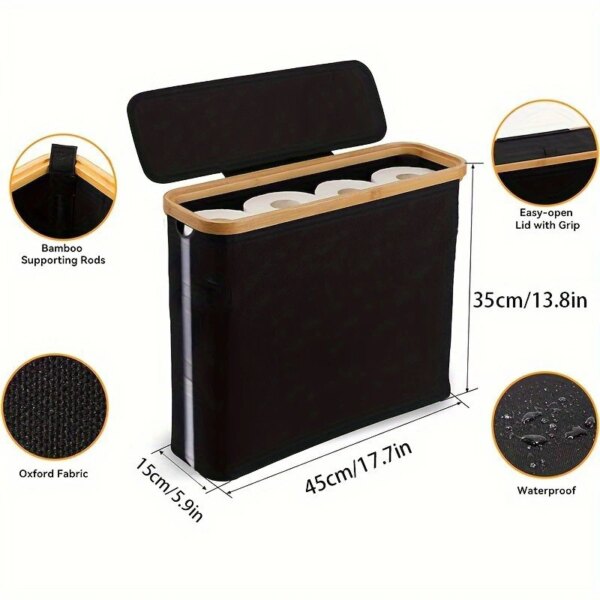 Panier de Rangement pour Papier Toilette