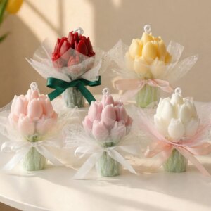 Bougie tulipe parfumée