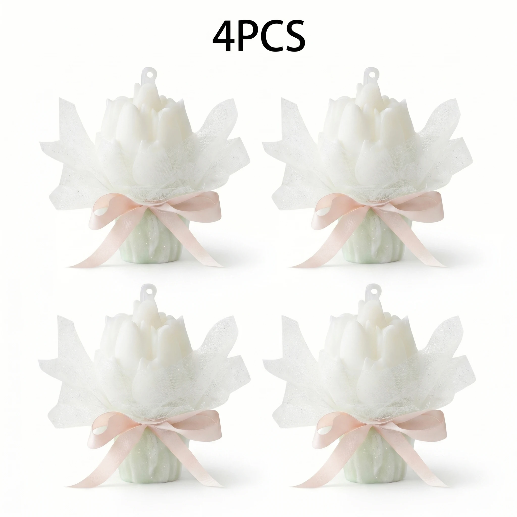 4PCS White