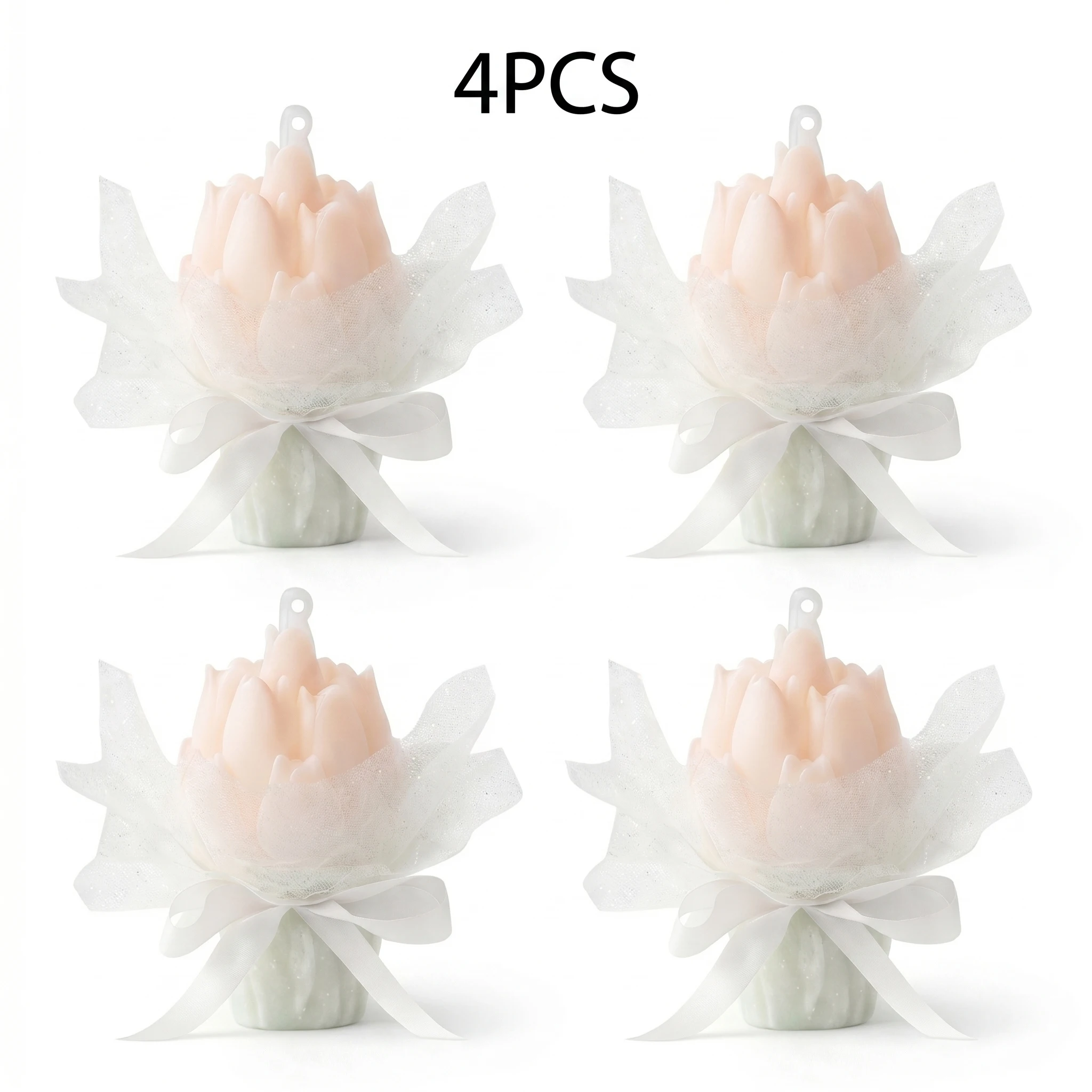 4pcs Light Pink