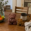 Bougie – Ourson Fleuri Cœur