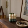 Bougie – Cube Bulles Sauge & Crème
