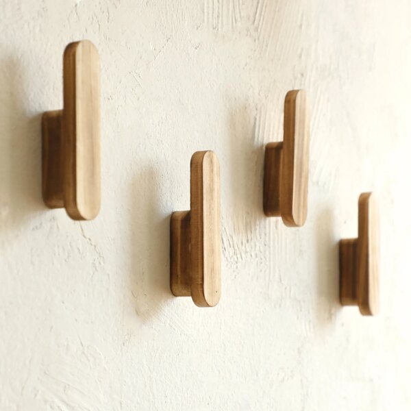 Étagère murale bohème en bois
