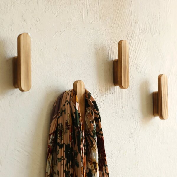 Étagère murale bohème en bois