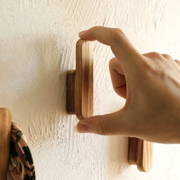 Étagère murale bohème en bois
