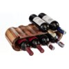 Porte-bouteilles en bois, 2 niveaux