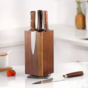 15237-ax9esq.jpg Porte-couteaux magnétique rotatif en bois