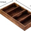 Caisse de rangement en bois, 4 compartiments