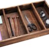 Caisse de rangement en bois, 4 compartiments