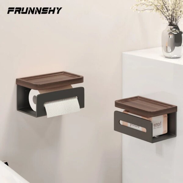 Porte-papier toilette avec tablette