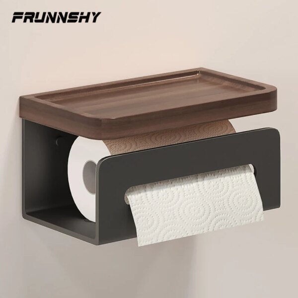 Porte-papier toilette avec tablette
