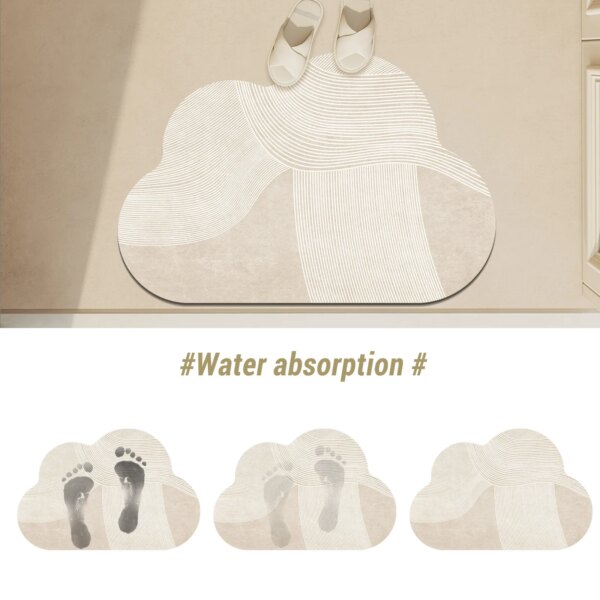 Tapis de bain absorbant