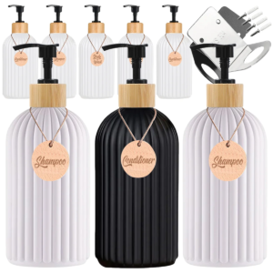 15476-aqpmby.png Flacons de salle de bain avec étiquettes en bois