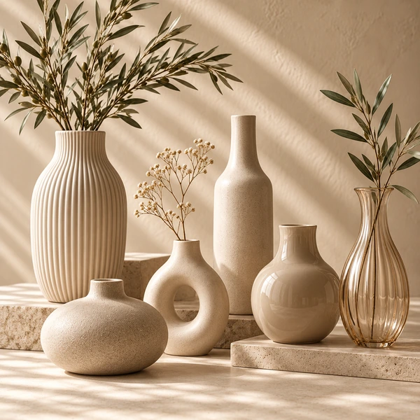 Trio de vases bohèmes