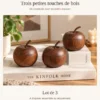 Diffuseur Pomme en bois