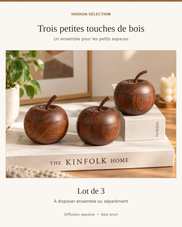 Diffuseur Pomme en bois