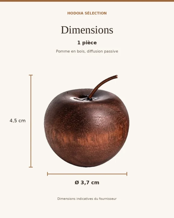 Diffuseur Pomme en bois