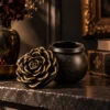 Écrin Rose Noire - Décoration en plâtre