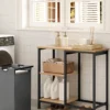 hodoia_meuble_panier_linge_31l_ambiance_buanderie_v1 Meuble de rangement avec panier à linge de 31 L