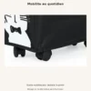 hodoia_panier_rangement_mobile_detail_roulette_v1 Panier de rangement mobile en tissu