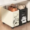 hodoia_panier_rangement_mobile_lifestyle_deux_couleurs_v1 Panier de rangement mobile en tissu
