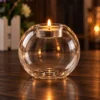 Photophores ronds en verre