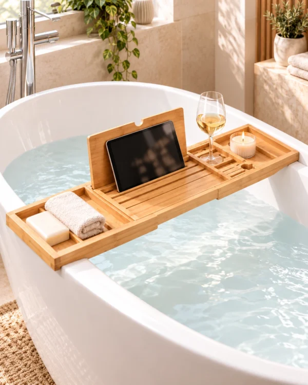 Plateau de baignoire extensible