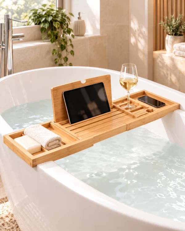 Plateau de baignoire extensible