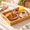 Plateau de service en bambou