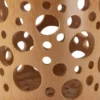 Porte-brosses ajouré en bambou