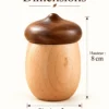 Porte-cure-dents Champignon en bois