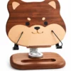 Pupitre de lecture Shiba en bois, vue de face sur fond blanc