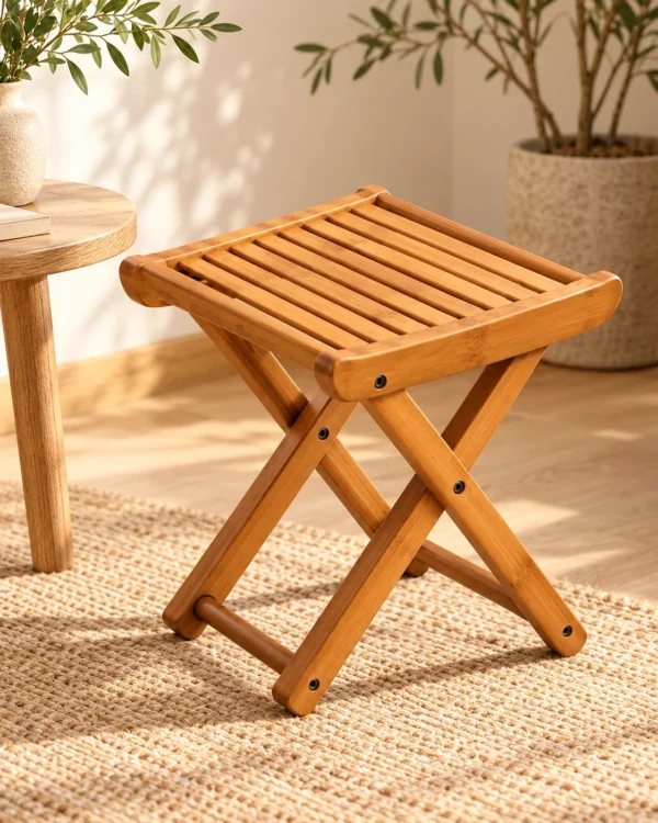hodoia_tabouret_pliant_bambou_ambiance_interieur_v3 Tabouret pliant en bambou